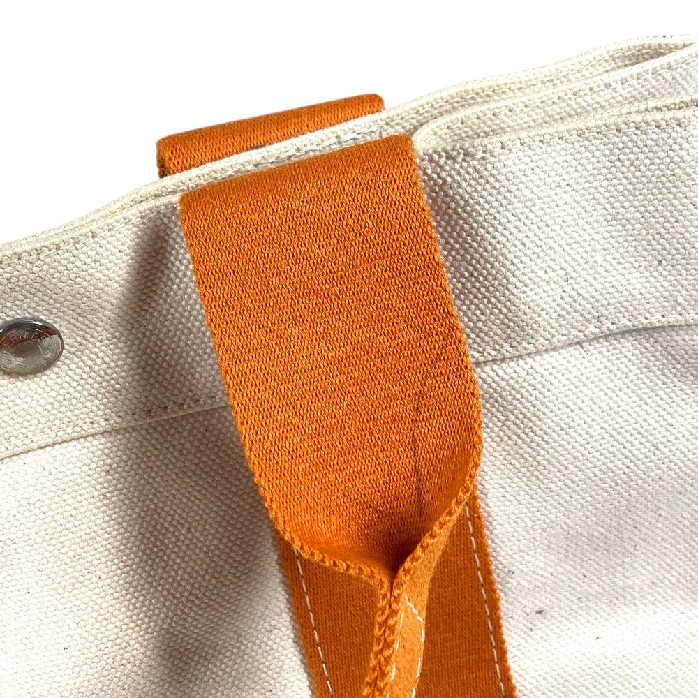 HERMES ボラボラPM ボラボラ PM カバン トートバッグ ハンドバッグ キャンバス ユニセックス オレンジ