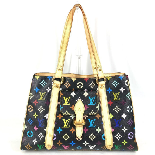 LOUIS VUITTON M40095 モノグラムマルチカラー オーレリアMM オーレリア MM カバン トートバッグ 肩掛け ショルダーバッグ モノグラムマルチカラーキャンバス ユニセックス ブラック