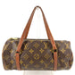 LOUIS VUITTON M51386 モノグラム 旧型 パピヨン26 カバン ショルダーバッグ 肩掛け 筒形バッグ ハンドバッグ モノグラムキャンバス ユニセックス ブラウン