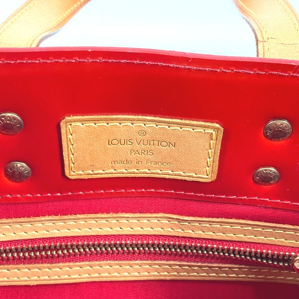 LOUIS VUITTON Ｍ91990 モノグラムヴェルニ リードPM リード PM カバン ミニバッグ ハンドバッグ モノグラムヴェルニキャンバス レディース ポムダムール レッド