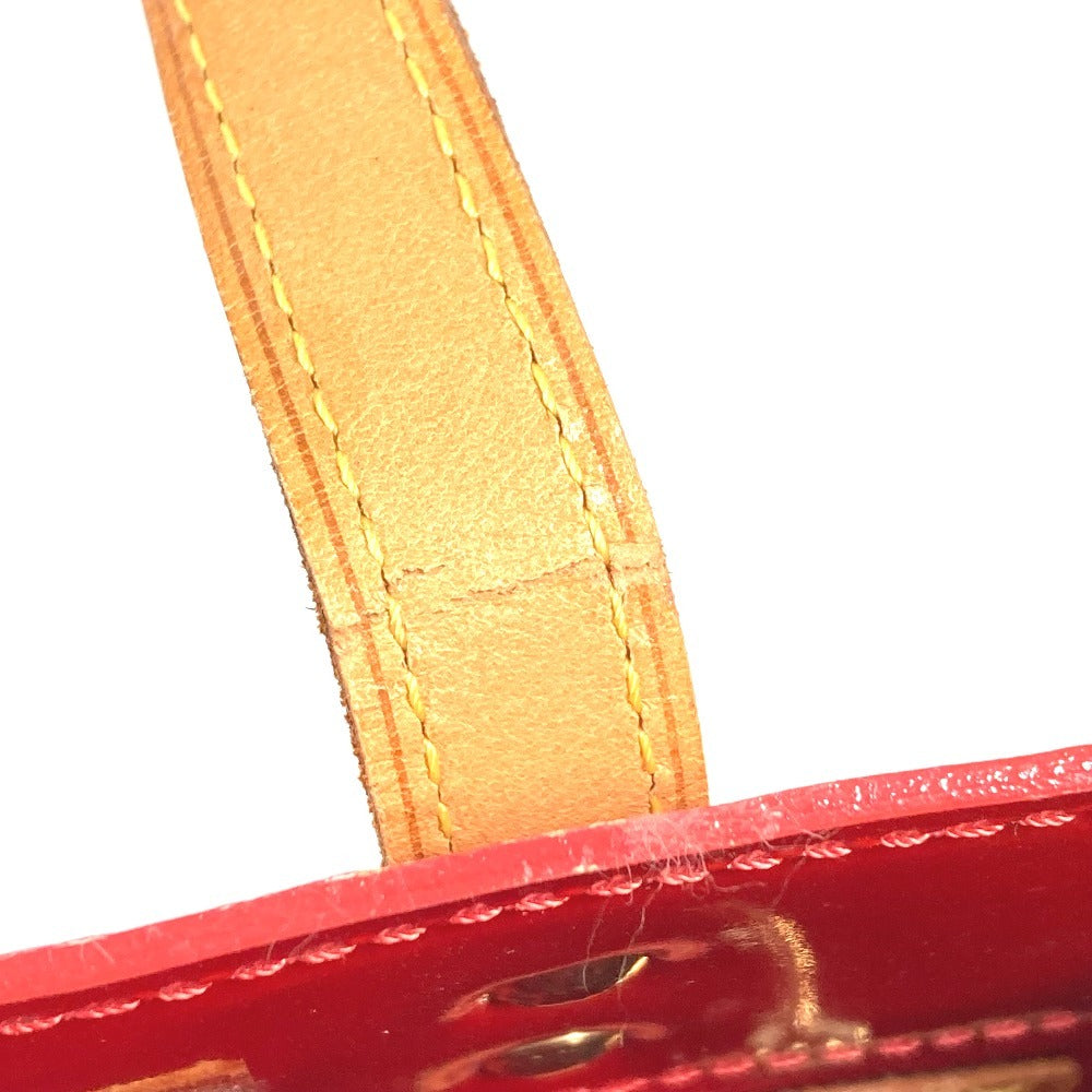 LOUIS VUITTON Ｍ91990 モノグラムヴェルニ リードPM リード PM カバン ミニバッグ ハンドバッグ モノグラムヴェルニキャンバス レディース ポムダムール レッド