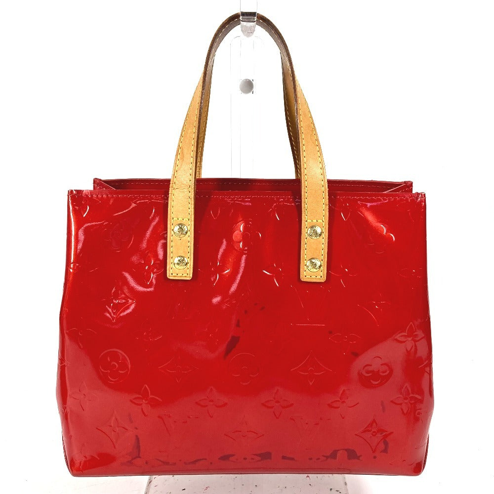 LOUIS VUITTON Ｍ91990 モノグラムヴェルニ リードPM リード PM カバン ミニバッグ ハンドバッグ モノグラムヴェルニキャンバス レディース ポムダムール レッド