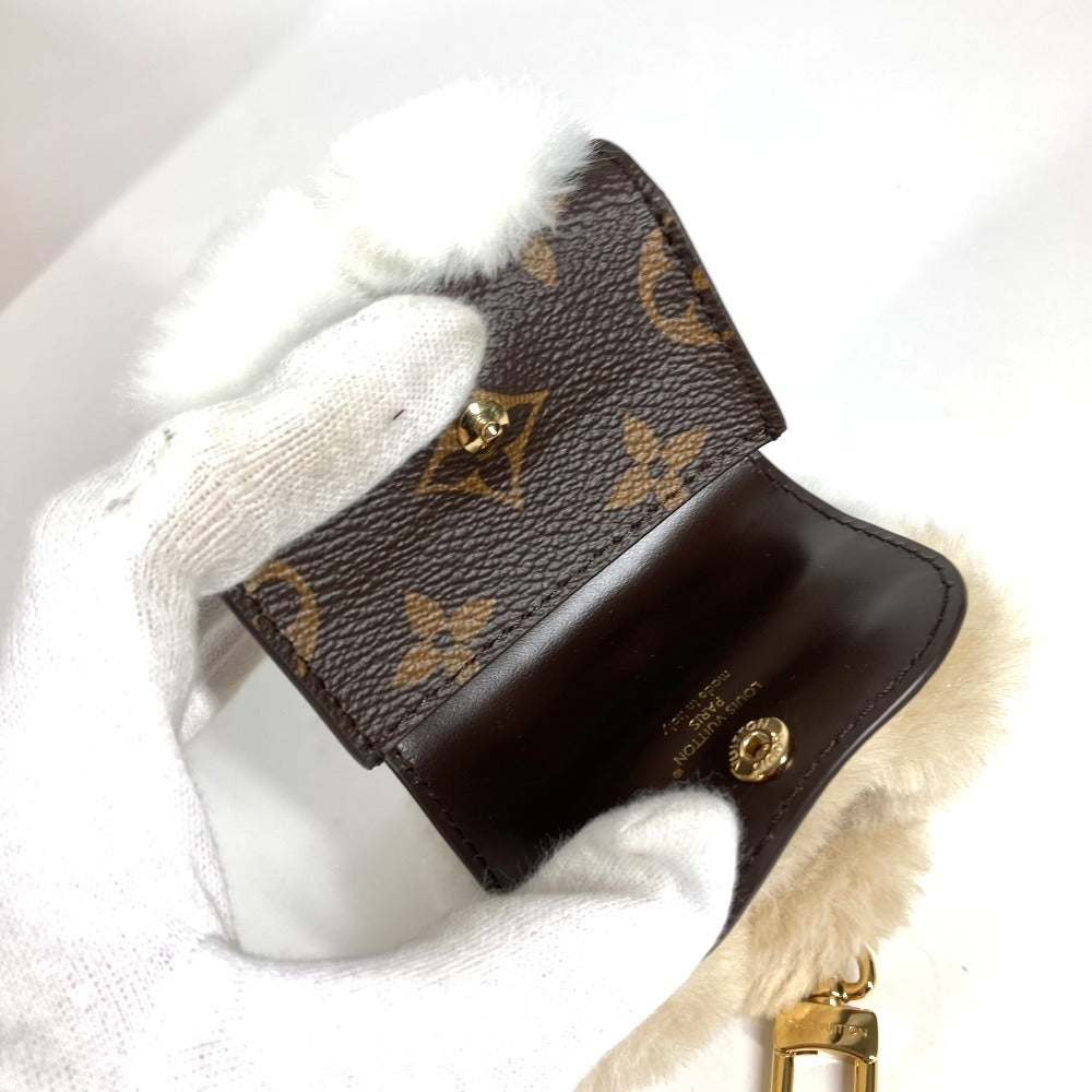 LOUIS VUITTON M02603 モノグラム バッグチャーム ヴィヴィエンヌ ストラップ イヤフォン バッグチャーム キーホルダー モノグラムキャンバス ユニセックス ブラウン