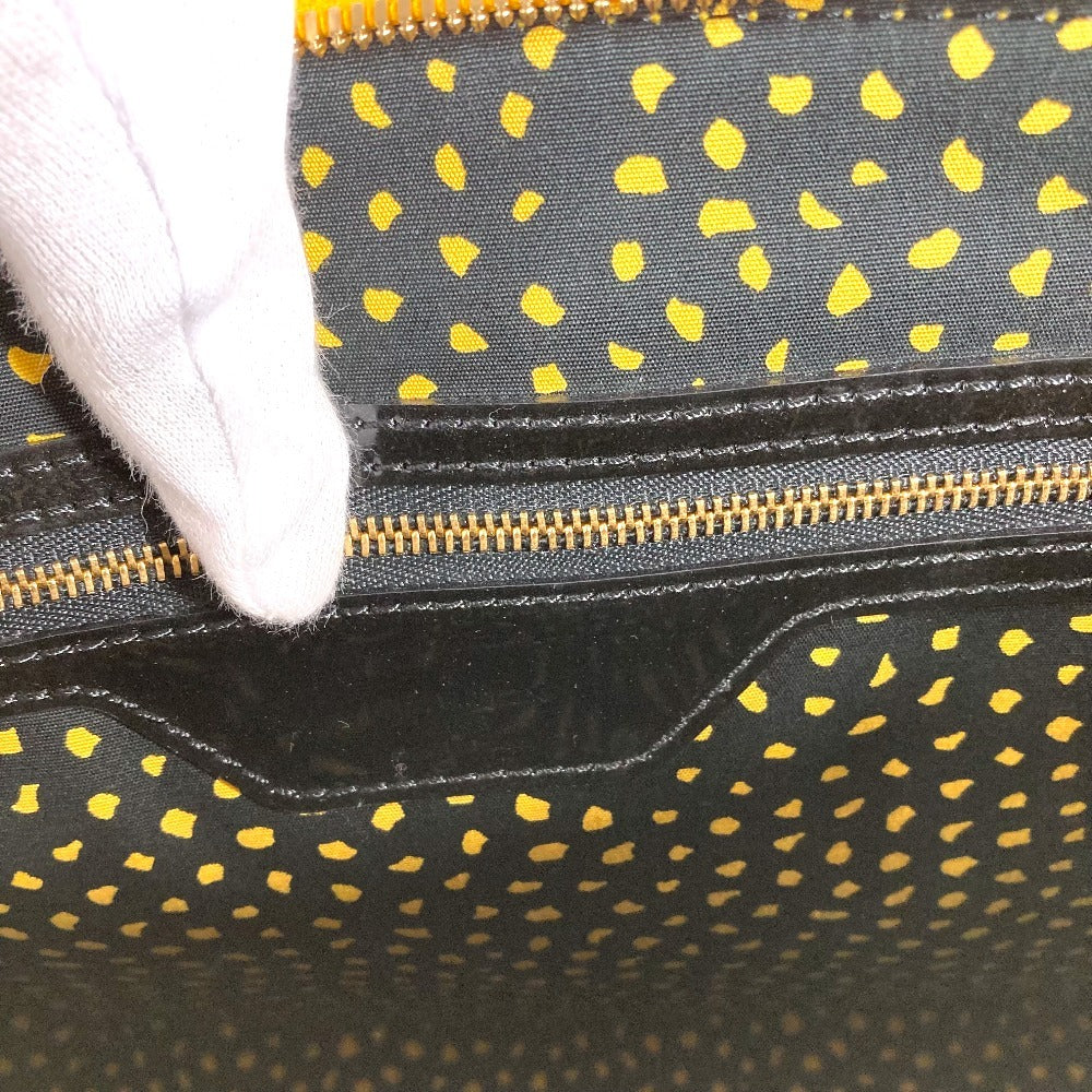 LOUIS VUITTON M91398 モノグラム ヴェルニ ドットインフィニティ 草間彌生 ロックイット MM ロックイットMM カバン トートバッグ ハンドバッグ パテントレザー ユニセックス イエロー