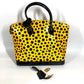 LOUIS VUITTON M91398 モノグラム ヴェルニ ドットインフィニティ 草間彌生 ロックイット MM ロックイットMM カバン トートバッグ ハンドバッグ パテントレザー ユニセックス イエロー
