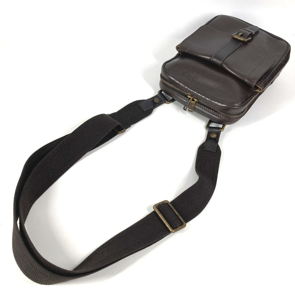 LOUIS VUITTON M92534 ユタ イロクワ カバン 斜め掛け ポシェット ショルダーバッグ ユタレザー ユニセックス カフェ ブラウン