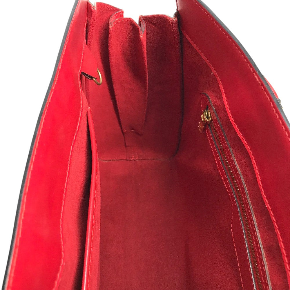 LOUIS VUITTON M52427 Epi Duplex Tote Bag Shoulder Bag Hand Bag Shoulder Bag Epi Leather Castilian red Red Used