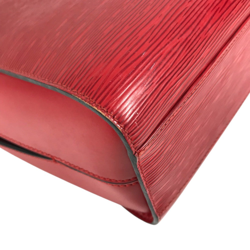 LOUIS VUITTON M52427 Epi Duplex Tote Bag Shoulder Bag Hand Bag Shoulder Bag Epi Leather Castilian red Red Used