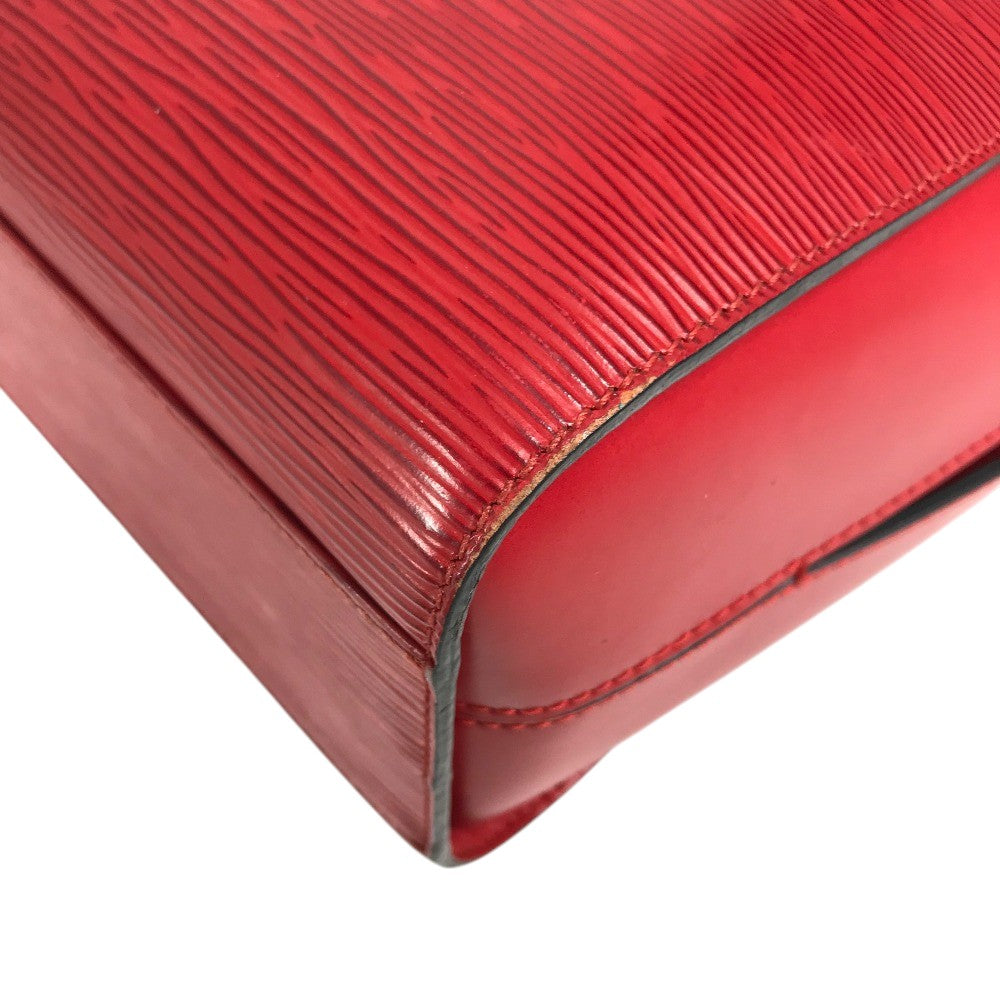LOUIS VUITTON M52427 Epi Duplex Tote Bag Shoulder Bag Hand Bag Shoulder Bag Epi Leather Castilian red Red Used