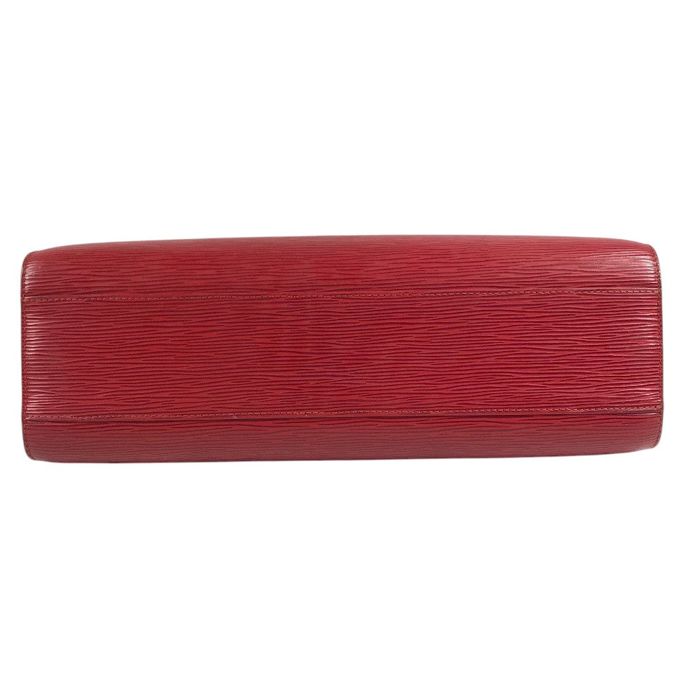LOUIS VUITTON M52427 Epi Duplex Tote Bag Shoulder Bag Hand Bag Shoulder Bag Epi Leather Castilian red Red Used