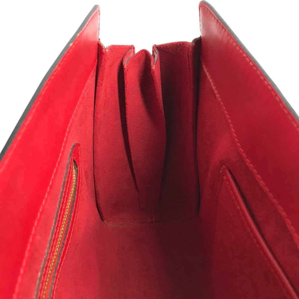 LOUIS VUITTON M52427 Epi Duplex Tote Bag Shoulder Bag Hand Bag Shoulder Bag Epi Leather Castilian red Red Used