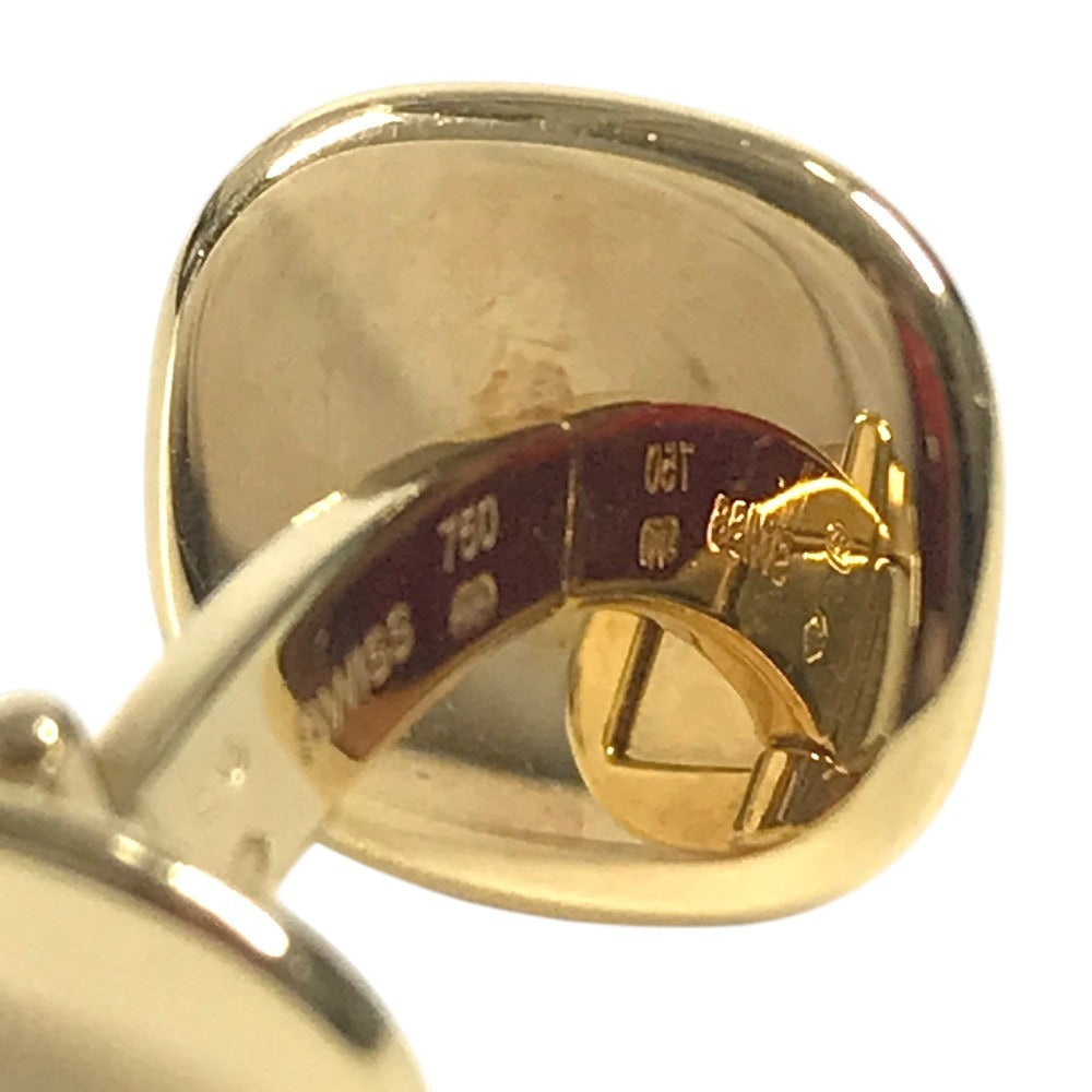 PATEK PHILIPPE ゴールデンエリプス カフリンクス アクセサリー ジュエリー プラチナ カフス YG750 メンズ ブルー