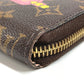 LOUIS VUITTON M62149 モノグラム ステッカー マイLVワールドツアー ジッピーウォレット ロングウォレット ラウンドファスナー 長財布 モノグラムキャンバス ユニセックス ブラウン