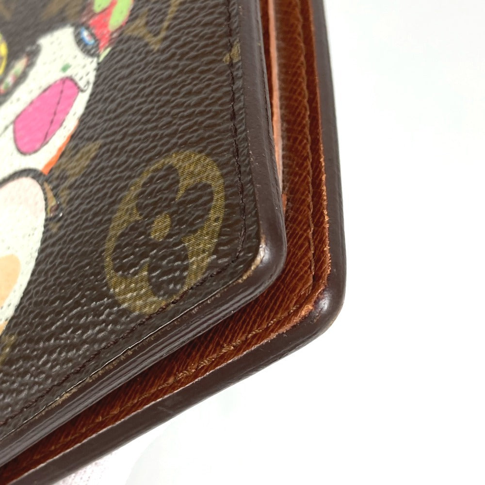 LOUIS VUITTON M61666 モノグラムパンダ ポルトビエカルトクレディモネ コンパクトウォレット 財布 2つ折り財布 モノグラムキャンバス ユニセックス ブラウン