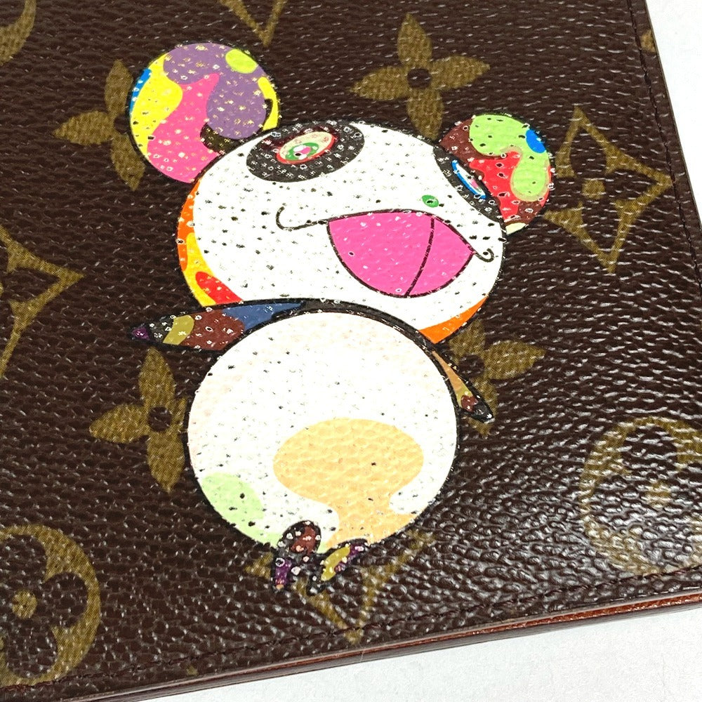LOUIS VUITTON M61666 モノグラムパンダ ポルトビエカルトクレディモネ コンパクトウォレット 財布 2つ折り財布 モノグラムキャンバス ユニセックス ブラウン