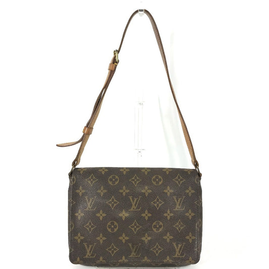 LOUIS VUITTON M51257 モノグラム ミュゼット タンゴ ミュゼットタンゴ カバン 肩掛け ショート フラップ ショルダーバッグ モノグラムキャンバス ユニセックス ブラウン