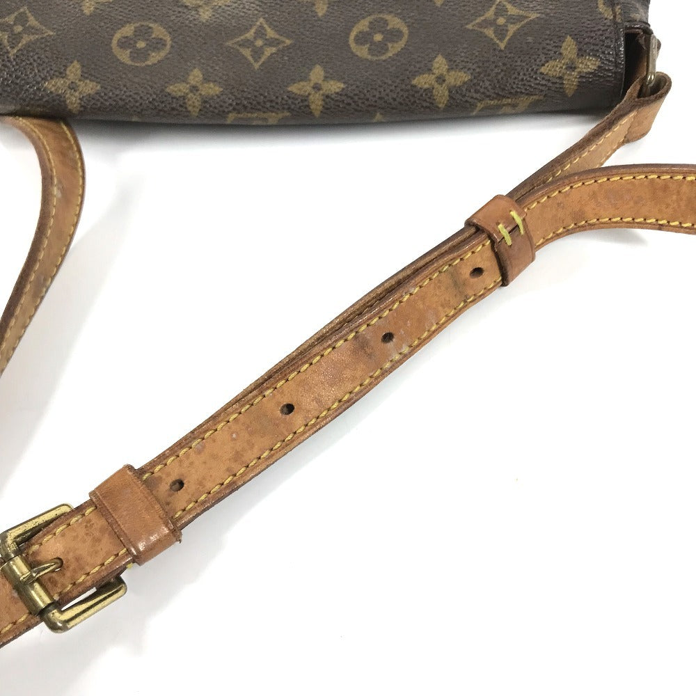 LOUIS VUITTON M51257 モノグラム ミュゼット タンゴ ミュゼットタンゴ カバン 肩掛け ショート フラップ ショルダーバッグ モノグラムキャンバス ユニセックス ブラウン