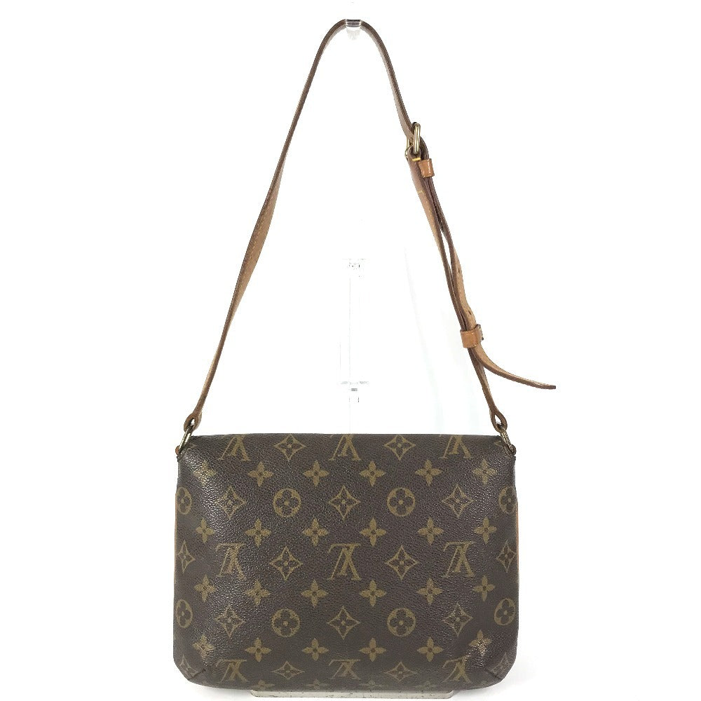 LOUIS VUITTON M51257 モノグラム ミュゼット タンゴ ミュゼットタンゴ カバン 肩掛け ショート フラップ ショルダーバッグ モノグラムキャンバス ユニセックス ブラウン