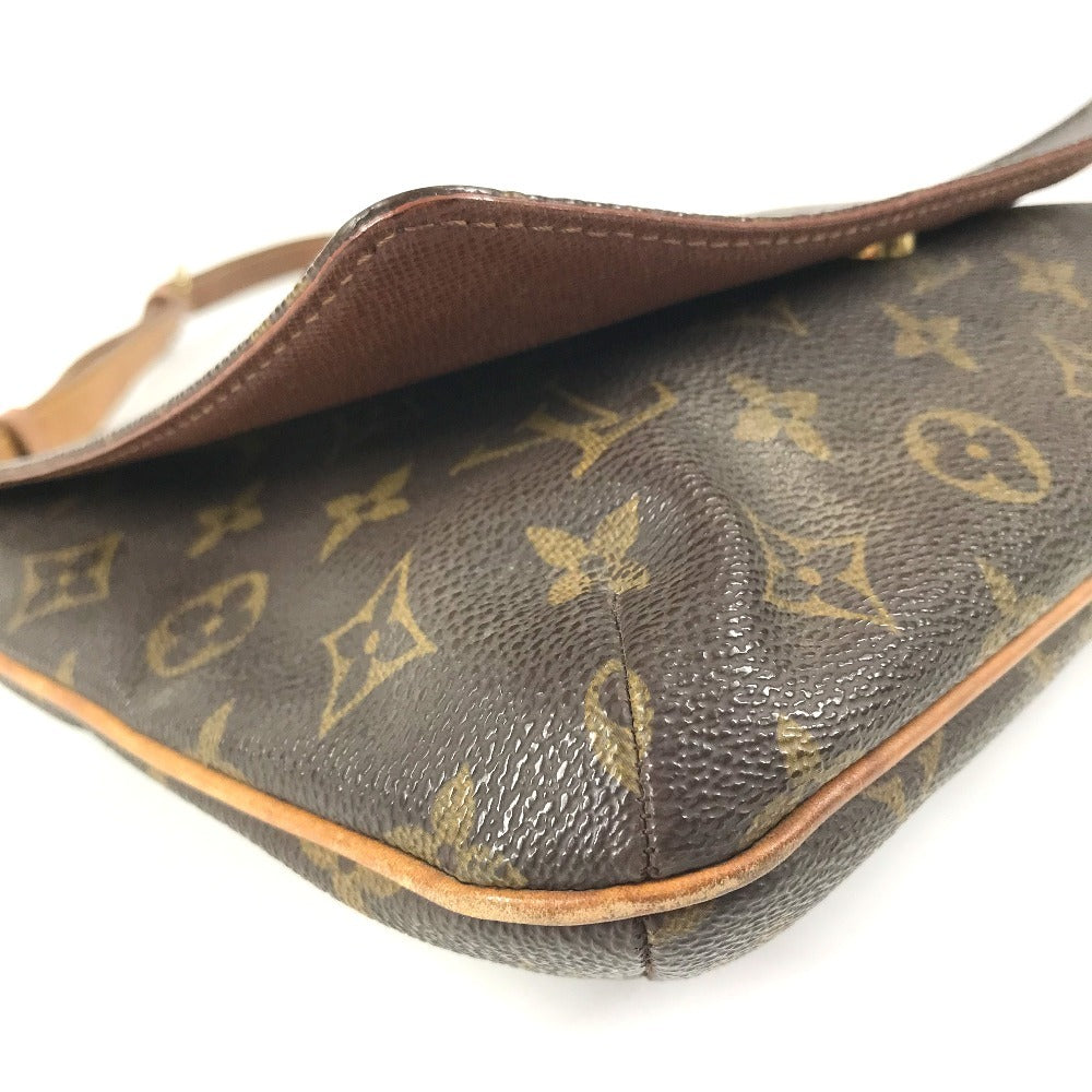 LOUIS VUITTON M51257 モノグラム ミュゼット タンゴ ミュゼットタンゴ カバン 肩掛け ショート フラップ ショルダーバッグ モノグラムキャンバス ユニセックス ブラウン