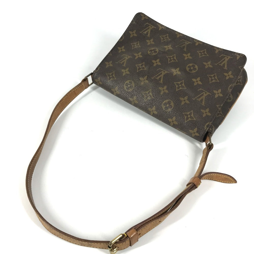 LOUIS VUITTON M51257 モノグラム ミュゼット タンゴ ミュゼットタンゴ カバン 肩掛け ショート フラップ ショルダーバッグ モノグラムキャンバス ユニセックス ブラウン