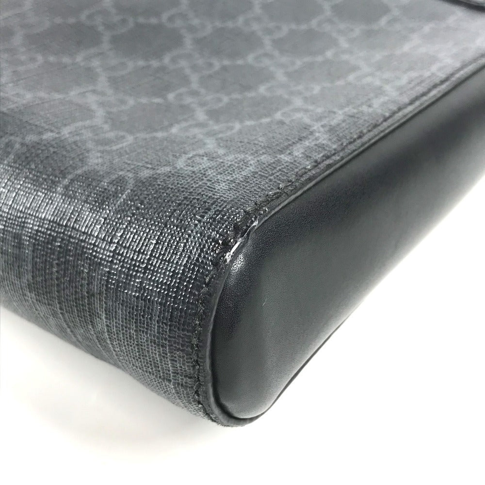 GUCCI 474137 GGスプリーム ロゴ クーリエ 斜め掛け カバン メッセンジャーバッグ ショルダーバッグ GGスプリームキャンバス ユニセックス ブラック