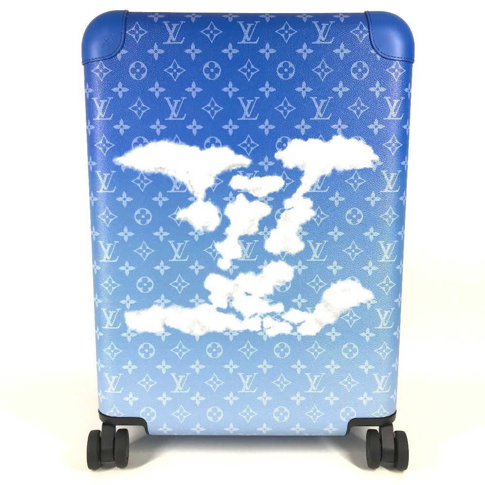 LOUIS VUITTON M20411 モノグラム クラウズ 雲 ホライゾン55 ホライゾン 55 4輪 スーツケース トラベルバッグ 旅行 キャリーバッグ レザー ユニセックス ブルー