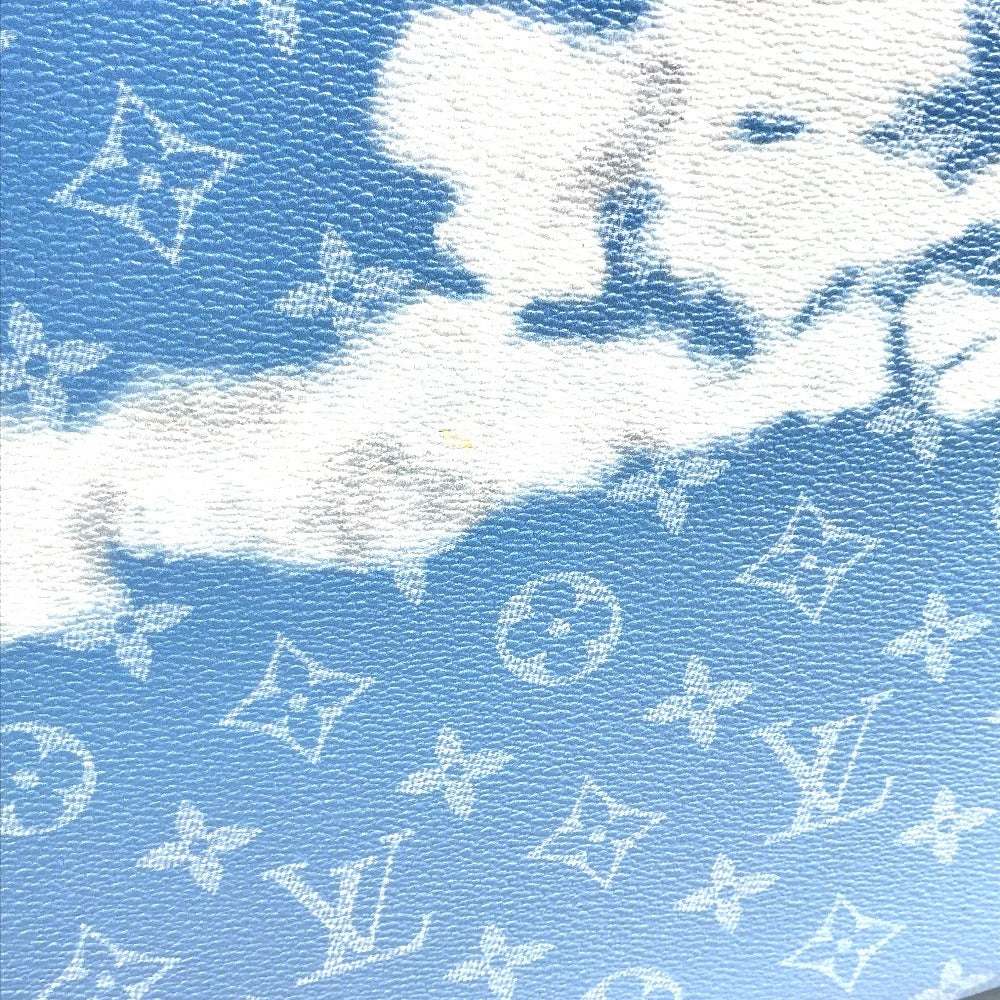 LOUIS VUITTON M20411 モノグラム クラウズ 雲 ホライゾン55 ホライゾン 55 4輪 スーツケース トラベルバッグ 旅行 キャリーバッグ レザー ユニセックス ブルー