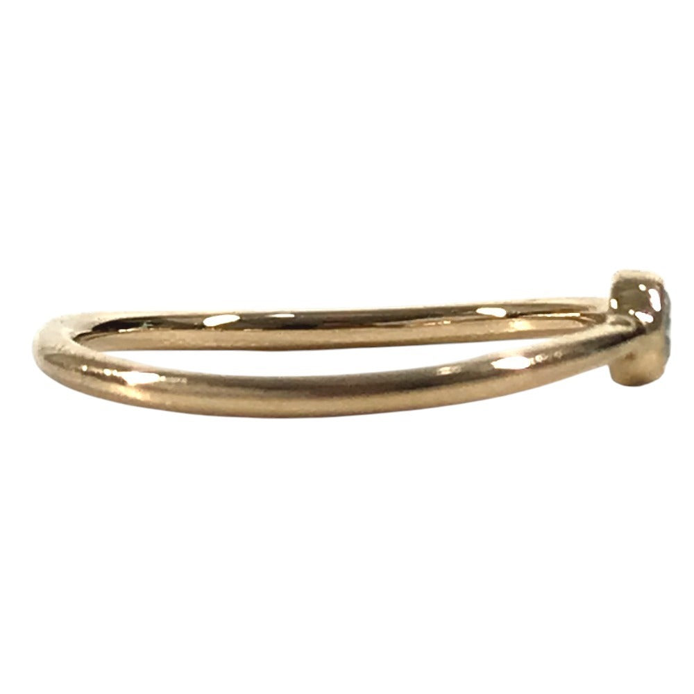 TIFFANY&Co. K18 金 18K ウェーブ シングル リング 1PD ダイヤ ダイヤモンド ジュエリー アクセサリー リング・指輪 Au750 レディース ピンクゴールド