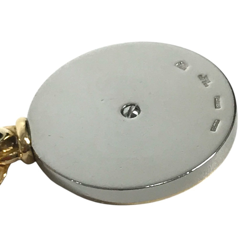 BVLGARI K18 金 18K ホロスコープ ダイヤ ダイヤモンド　1PD ネックレス チョーカー ジュエリー アクセサリー ペンダントトップ YG750 ユニセックス ゴールド