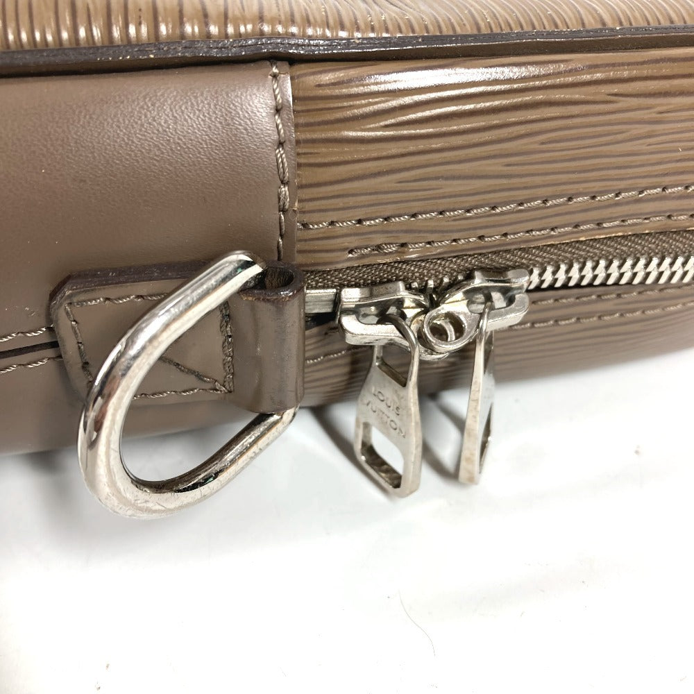 LOUIS VUITTON Epi PortoDocument Business PDB Hand Bag Document Bag Briefcase Business bag Epi Leather BrownBeigeBased Used
