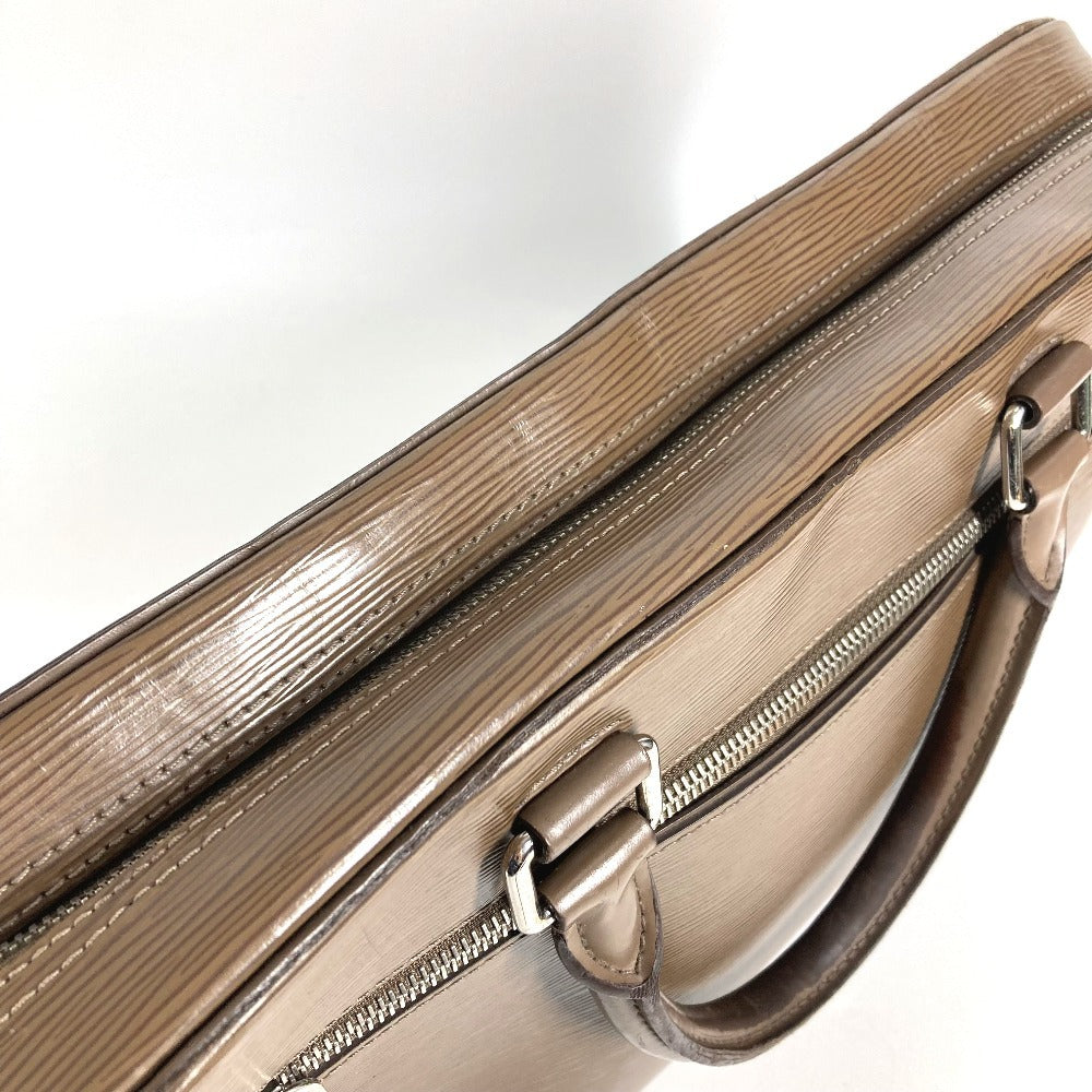 LOUIS VUITTON Epi PortoDocument Business PDB Hand Bag Document Bag Briefcase Business bag Epi Leather BrownBeigeBased Used