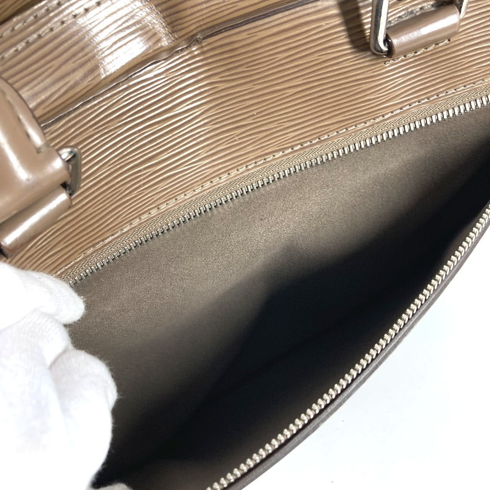 LOUIS VUITTON Epi PortoDocument Business PDB Hand Bag Document Bag Briefcase Business bag Epi Leather BrownBeigeBased Used