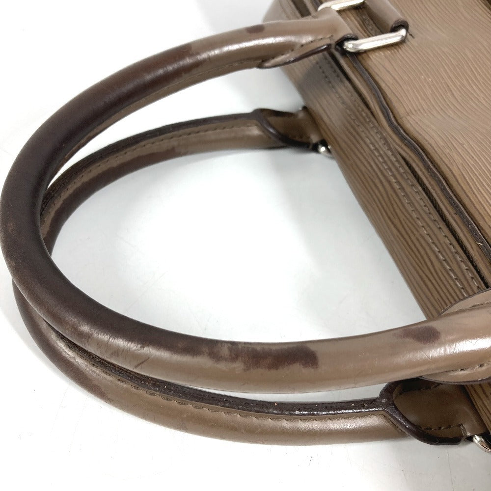 LOUIS VUITTON Epi PortoDocument Business PDB Hand Bag Document Bag Briefcase Business bag Epi Leather BrownBeigeBased Used