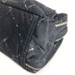 CHANEL Old travel line pouch bag Bag Hand Bag Nylon Black Used