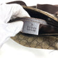 GUCCI 201538 GG logo Crossbody Pochette bag Shoulder Bag GGPVC/Leather Beige/Dark brown Used