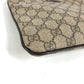 GUCCI 201538 GG logo Crossbody Pochette bag Shoulder Bag GGPVC/Leather Beige/Dark brown Used