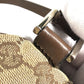 GUCCI 03136 GG logo all-over pattern bag shawl Shoulder Bag GGCanvas/Leather Beige Used