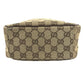 GUCCI 03136 GG logo all-over pattern bag shawl Shoulder Bag GGCanvas/Leather Beige Used
