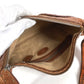 FENDI Selleria logo Crossbody Pochette bag Shoulder Bag Leather Brown Used