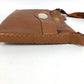 FENDI Selleria logo Crossbody Pochette bag Shoulder Bag Leather Brown Used