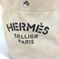 HERMES Crossbody Sack de Pansage Bucket type bag with pouch Shoulder Bag Leather/Canvas Beige Used