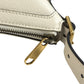 GUCCI 523588 Logo Hobo Bag Half Moon Bag Crossbody Shoulder Bag Leather White Used