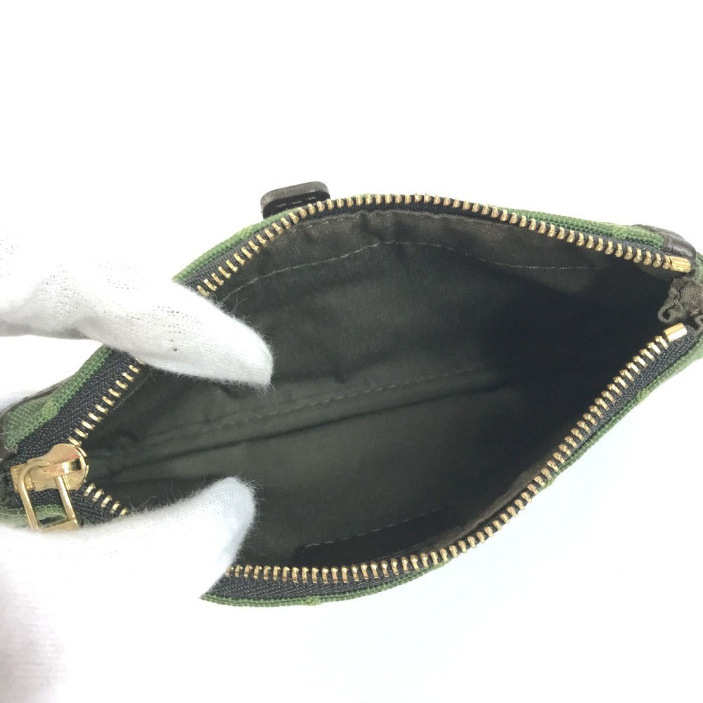 LOUIS VUITTON M92698 Monogram mini Ansophie Multi-Pouch Coin Compartment coin purse Wallet Pouch Monogram Mini Canvas khaki Used