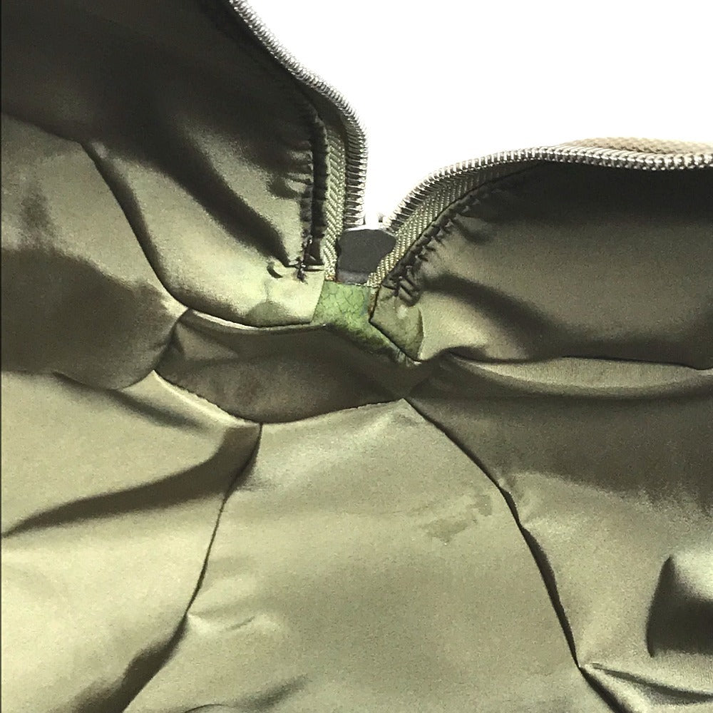 LOUIS VUITTON M93065 Damier Geant Akatan Shoulder Bag Duffle Bag Damier GeantCanvas serve Khaki Based Used