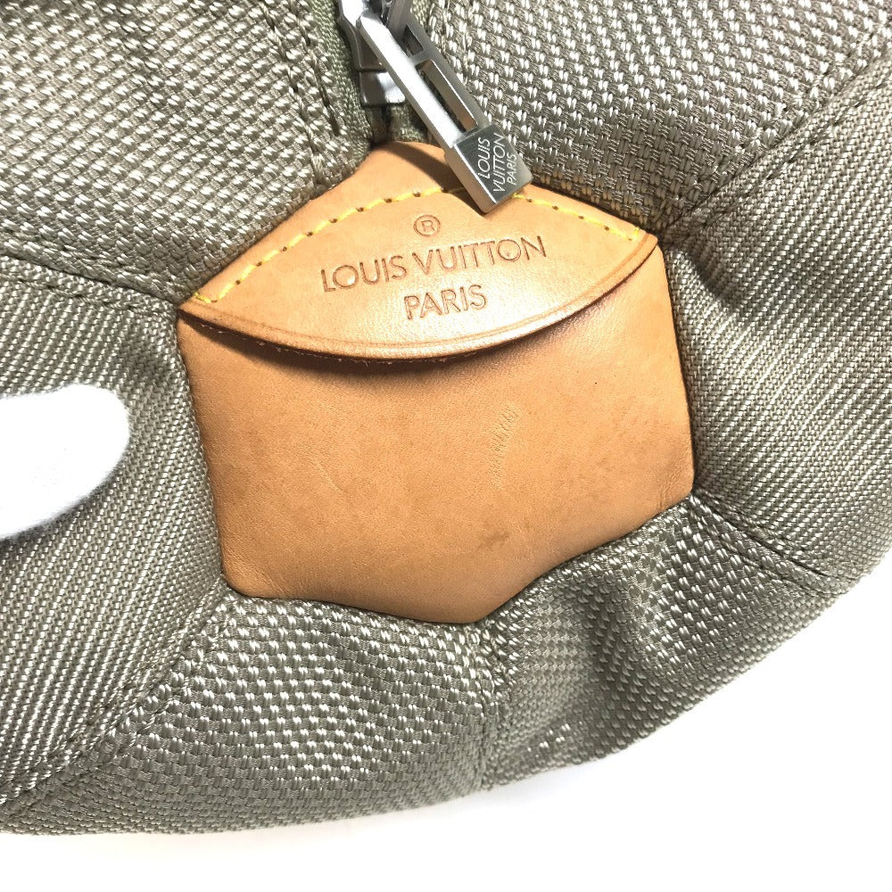 LOUIS VUITTON M93065 Damier Geant Akatan Shoulder Bag Duffle Bag Damier GeantCanvas serve Khaki Based Used