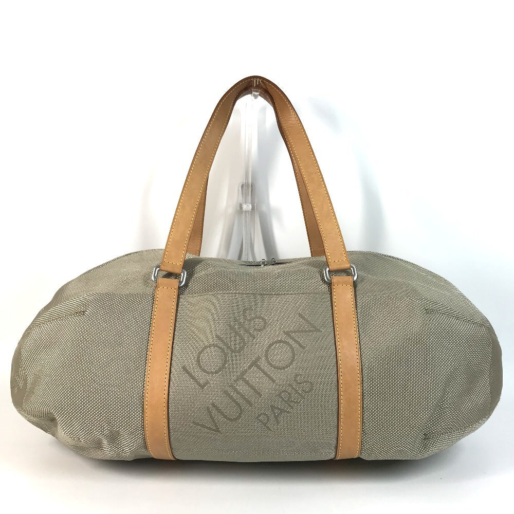 LOUIS VUITTON M93065 Damier Geant Akatan Shoulder Bag Duffle Bag Damier GeantCanvas serve Khaki Based Used