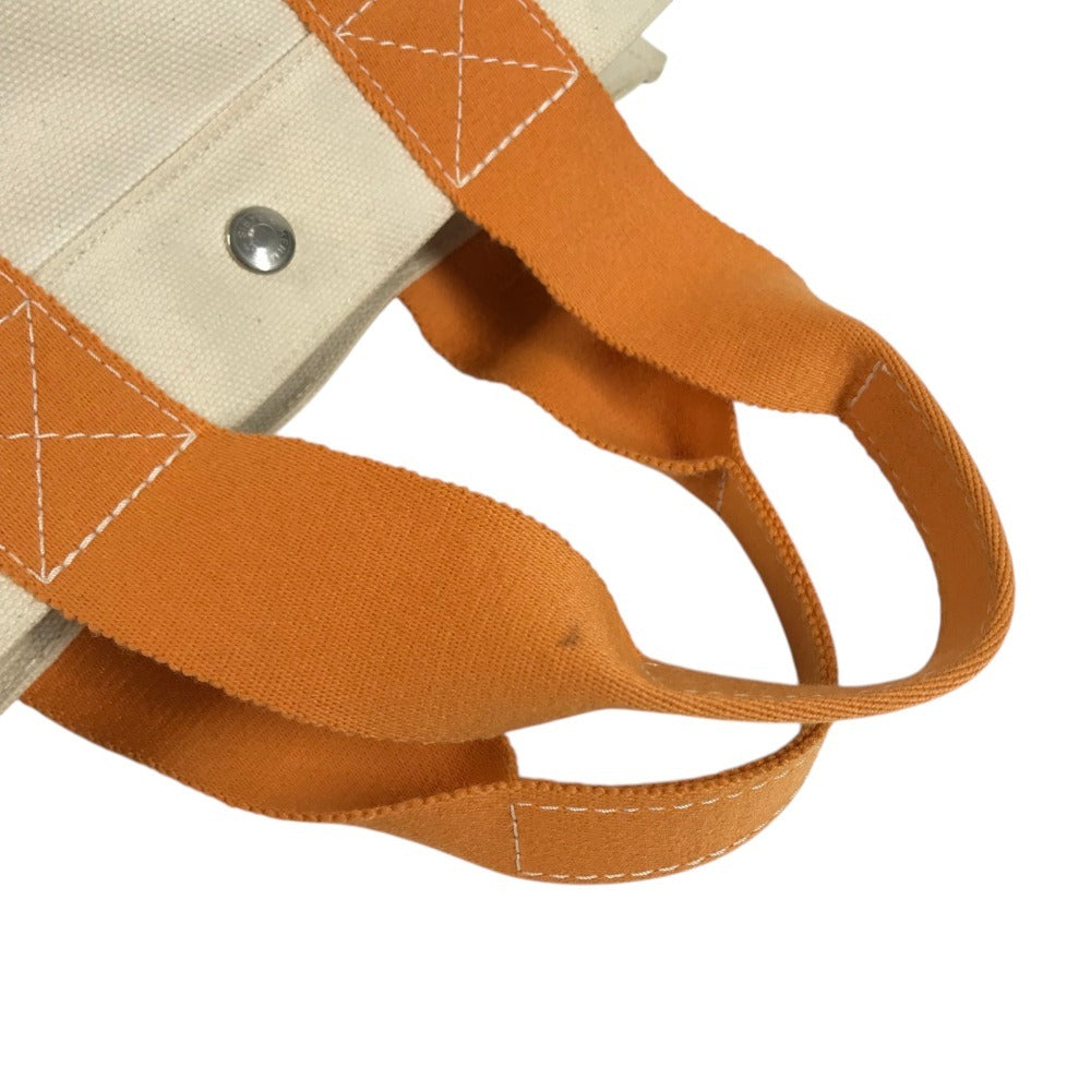 HERMES Bora Bora PM Bora Bora PM Bag Tote Bag Hand Bag cotton Orange/IvoryBased Used