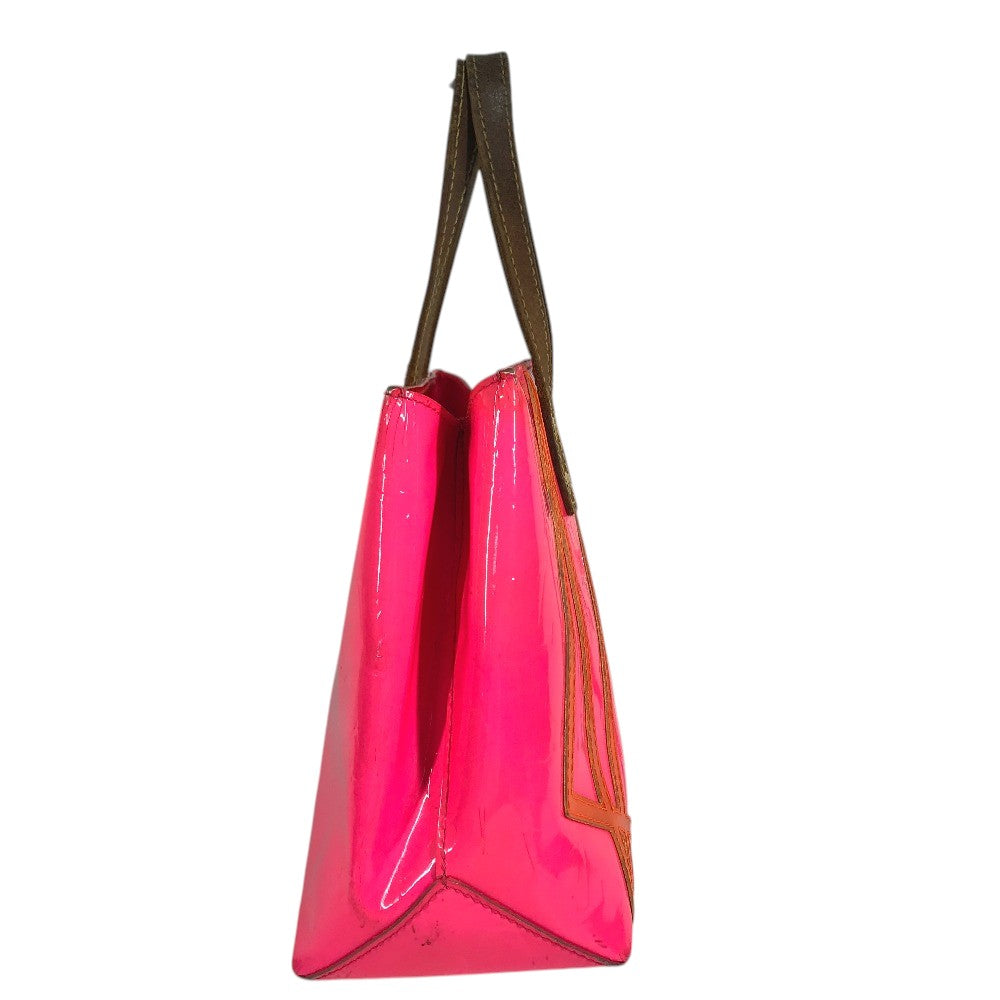 LOUIS VUITTON M91903 MonogramVernis Fluo Lead PM Bag Hand Bag Hand Bag MonogramVernis pink Used