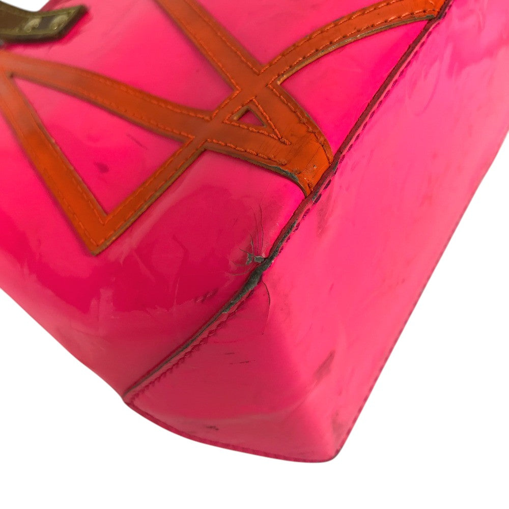 LOUIS VUITTON M91903 MonogramVernis Fluo Lead PM Bag Hand Bag Hand Bag MonogramVernis pink Used