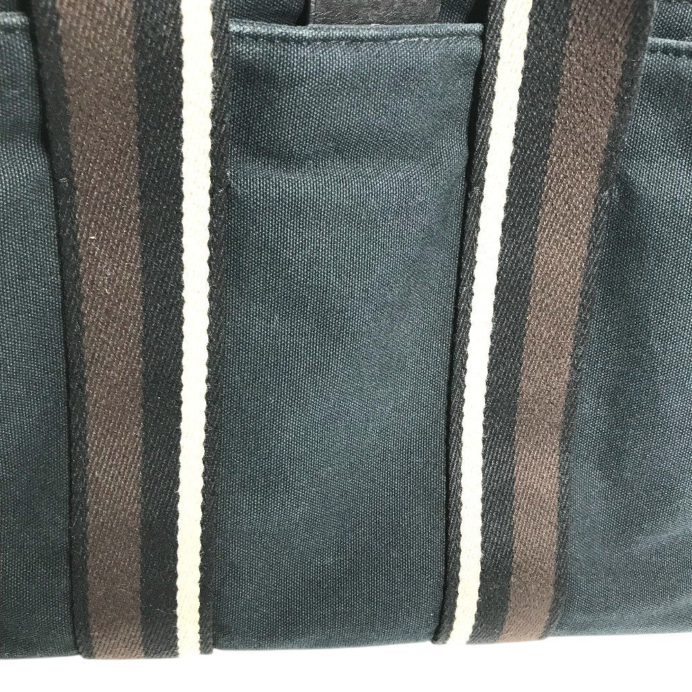 HERMES Trocahorizondal PM Tote Bag shoulder bag Tote Bag Canvas Navy Used